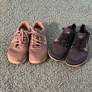 Nike Dual-Tone Sneakers - Tan and Black